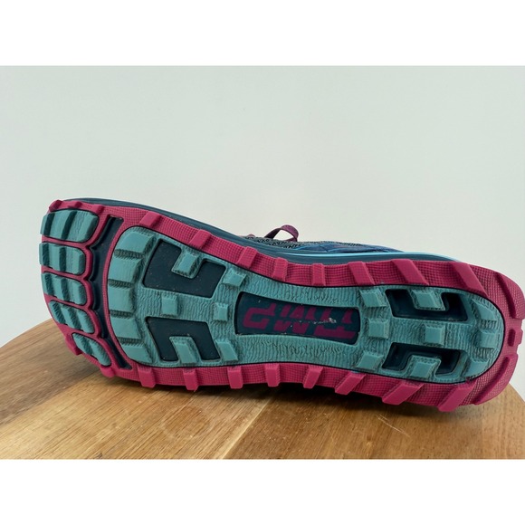 Altra‎ Timp 1.5  Womens Trail Running Shoes Blue Pink Zero Drop Size 11 - Picture 9 of 14